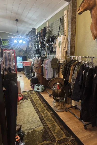 Knightrunner Outdoor Hunting Gear Column Outdoor and hunting apparel and gear on display at Knightrunner Tactical